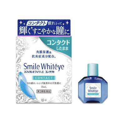 Lion Smile Whiteye Eye Drops for Contact Lens Wearers
