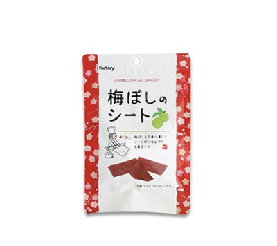 Packaged product with red and white design on a white background