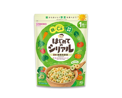 WAKODO My First Cereal 8-Veggie Vegetable Puffs