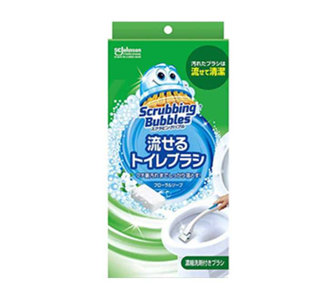 Johnson Scrubbing Bubbles Flushable Toilet Brush Set