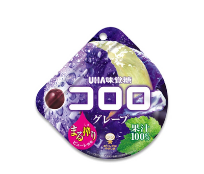 UHA Mikakuto Grape Kororo Gummy