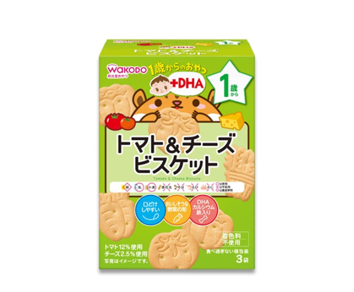 WAKODO Tomato and Cheese DHA Biscuits