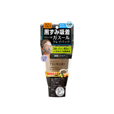 BCL 츠루리 흡수성 숯 가솔 클레이 팩 마스크
