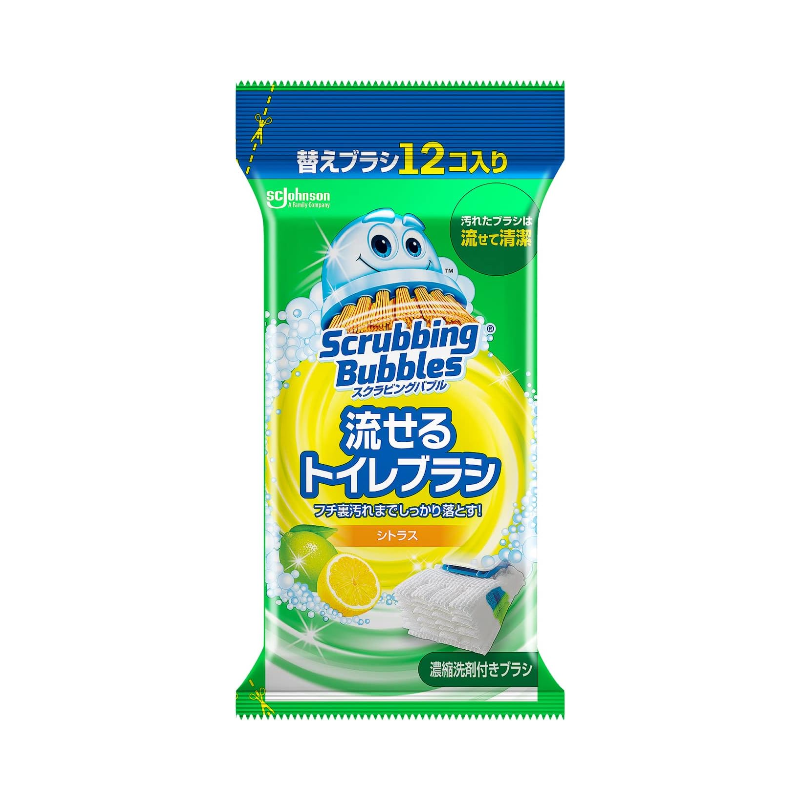 Johnson & Johnson Flushable Toilet Brush (Citrus Scent)