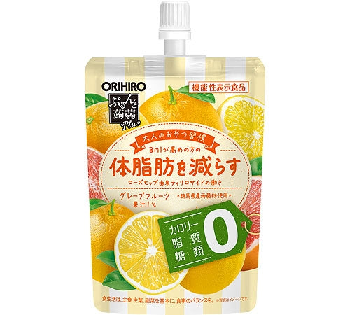 ORIHIRO Purunto Grapefruit Konjac Jelly Plus