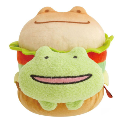 San-X Chickip Uma Uma Burger Sqeaker Toy