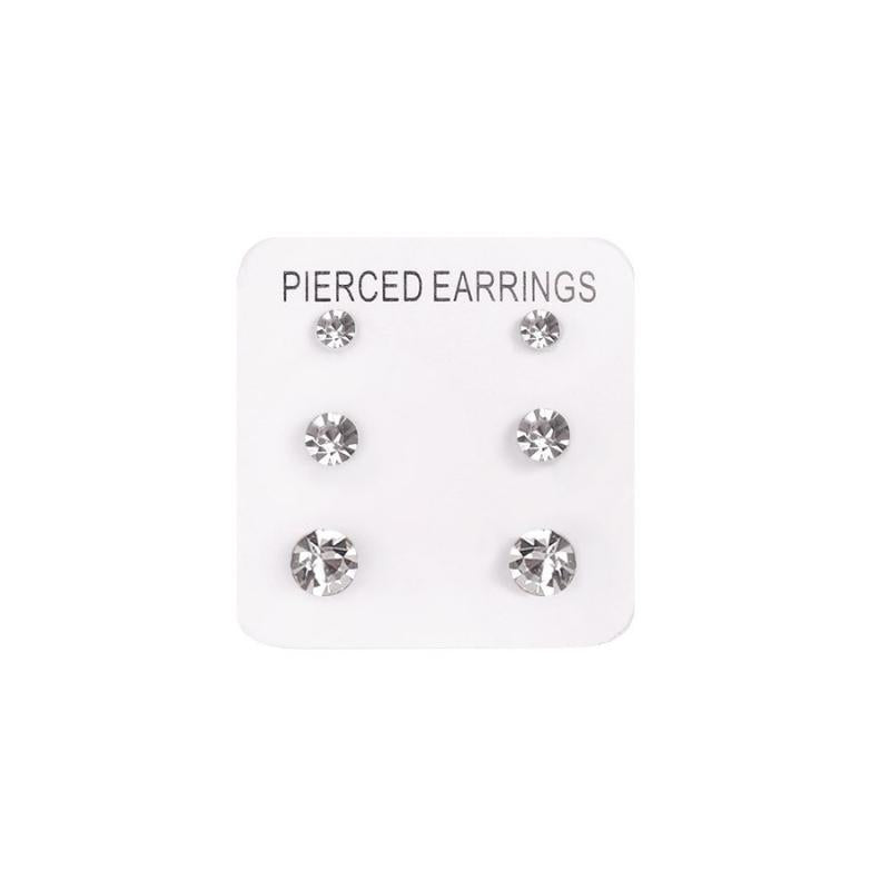 Simple Stone Resin Earrings Set