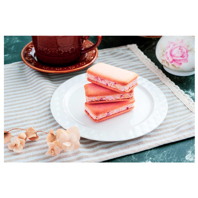 하카타 후비안 스트로베리 크림 샌드위치 쿠키