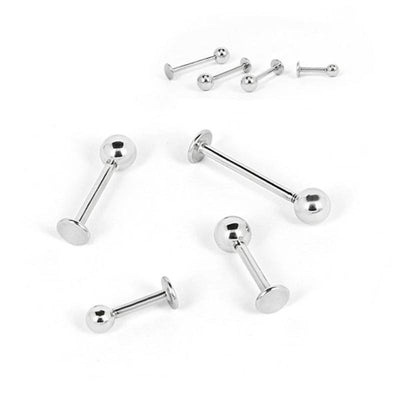 LUPIS 18G Silver Simple Lovelet Stud Body Earrings