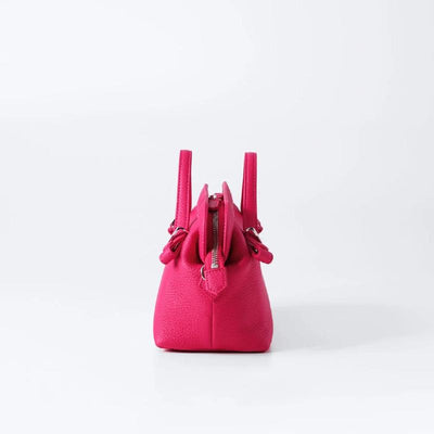 CHATONA Mini Leather Bag (Cherry Pink)