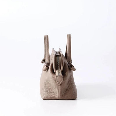CHATONA Mini Leather Bag (Tourterelle Beige)