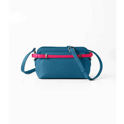 CHATONA Mini Leather Bag (Dragee Blue)