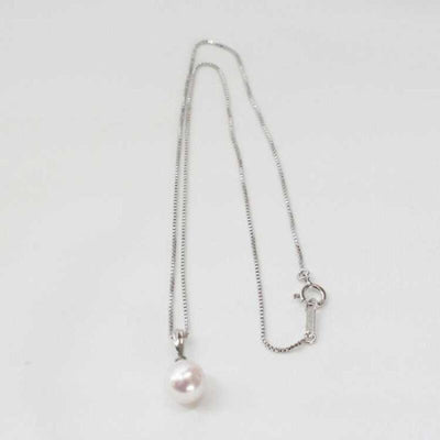 Doi Pearl 8 mm Single Bead Pearl Necklace