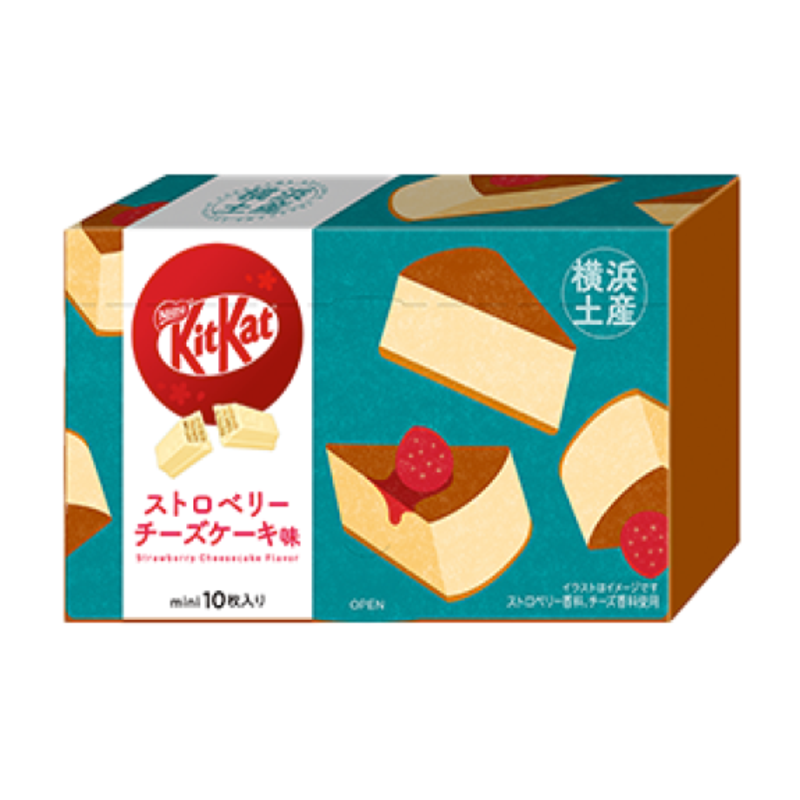 Nestle Strawberry Cheesecake Mini KitKats