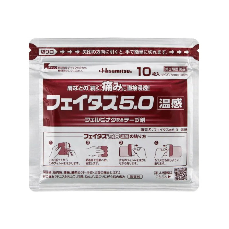 Hisamitsu Feitas 5.0 Warming Pain Patch