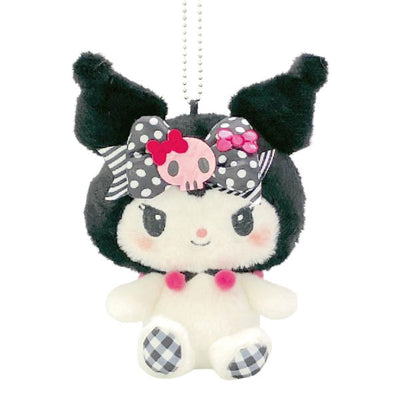 Sanrio Pink Black Party Mascot Keychain