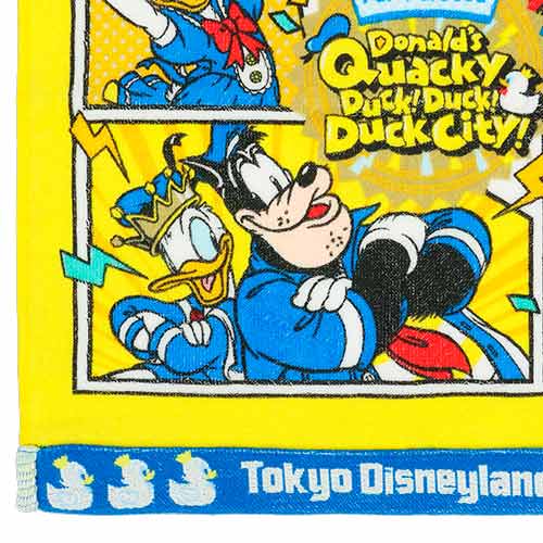 Disney Donald's Quacky Duck! Duck! Duck! City Mini Towel