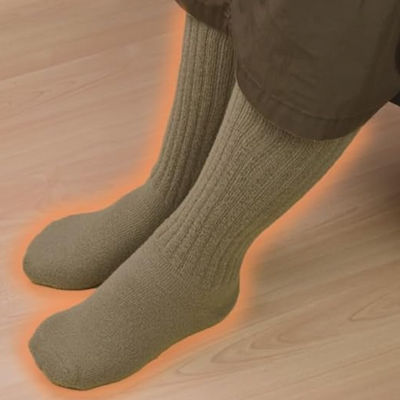 Teikoku Seiyaku Co., Ltd. IFMC Wearable Foot Bath Socks (Brown)