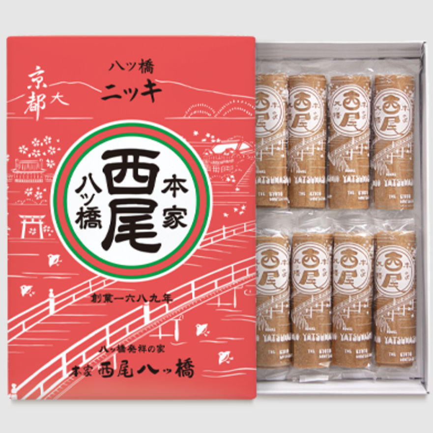 Honke Yatsuhashi Nishio Co., Ltd. Nikki Yatsuhashi Cookies