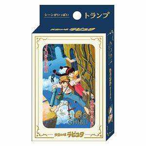 ENSKY Hayao Miyazaki Castle in the Sky Series Playing Cards