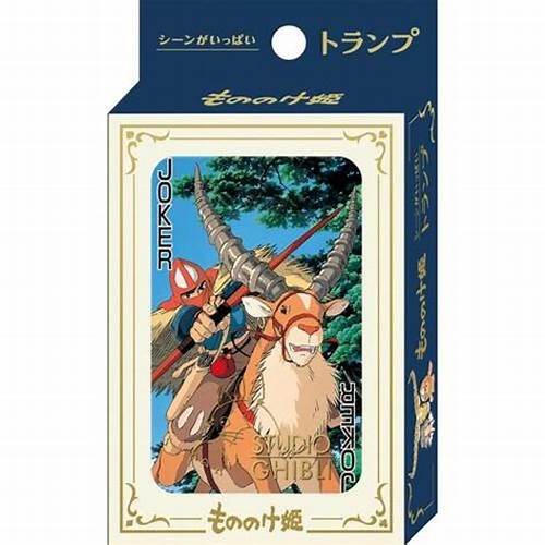 Ensky Studio Ghibli Princess Mononoke Series Playing Cards
