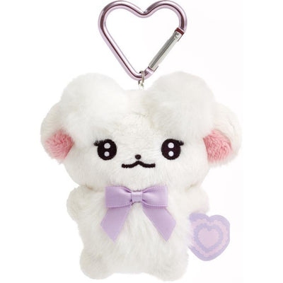 San-X Cheer Cheer Lamb Heart Carabiner Plush Keychain (Assorted Varieties Available)
