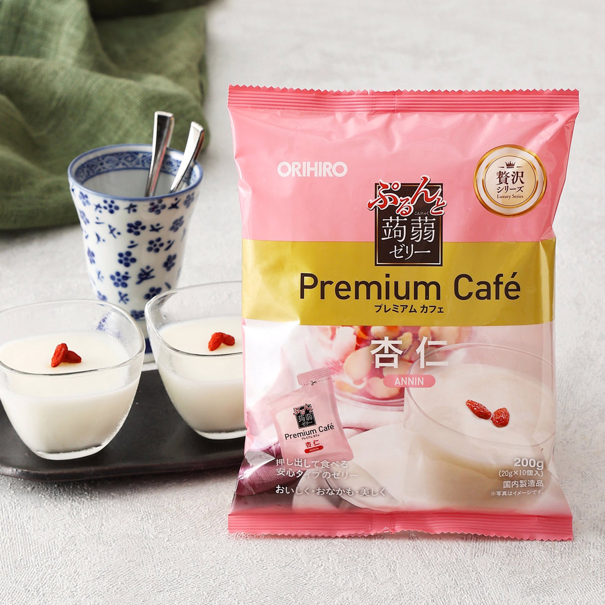 ORIHIRO Purunto Konjac Premium Café – Almond Jelly Flavor