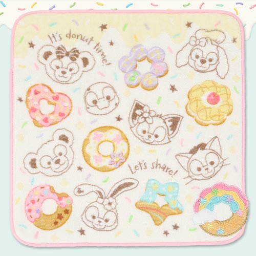 Disney Duffy & Friends Donut Festival of Joy Mini Towel Set