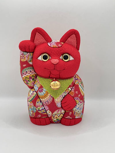 Kameya Japan Tradition - Edo Kimekomi Doll - Maneki Neko