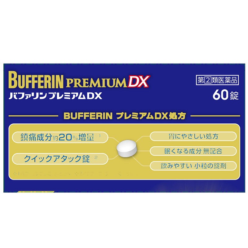 Bufferin Premium DX Ibuprofen and Acetaminophen Pain Relief Medicine
