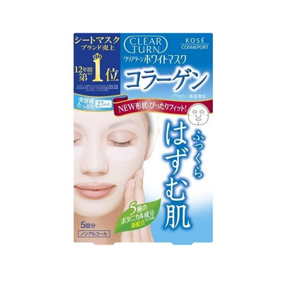 Kose Clear Turn White Mask Collagen