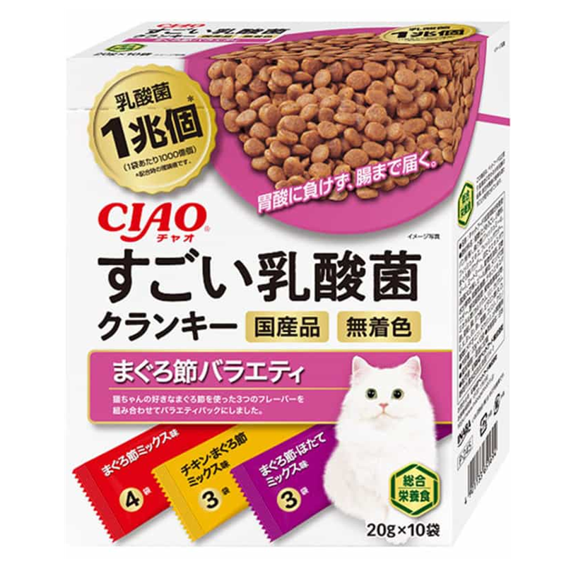 Inaba Foods Ciao Sugoi Crunky Lactic Acid Cat Treats (20gx10)