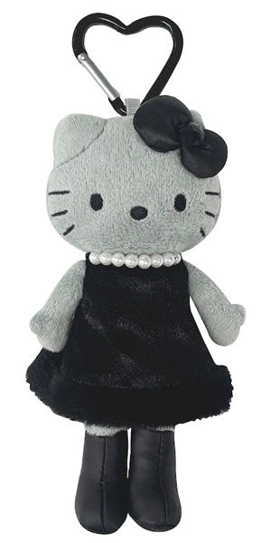 Sanrio Gray Dress Hello Kitty Style Up Mascot Plush Keychain