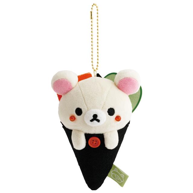 San-X Rilakkuma Sushi Plush Keychain