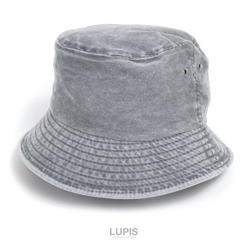 Lupis Washed Denim Bucket Hat