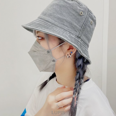 Lupis Washed Denim Bucket Hat