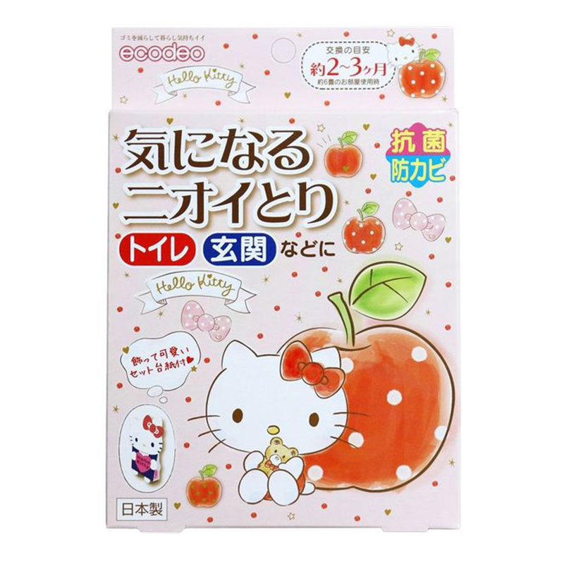 Nioitori ecodeo Hello Kitty Toilet and Foyer Deodorizing Sheets