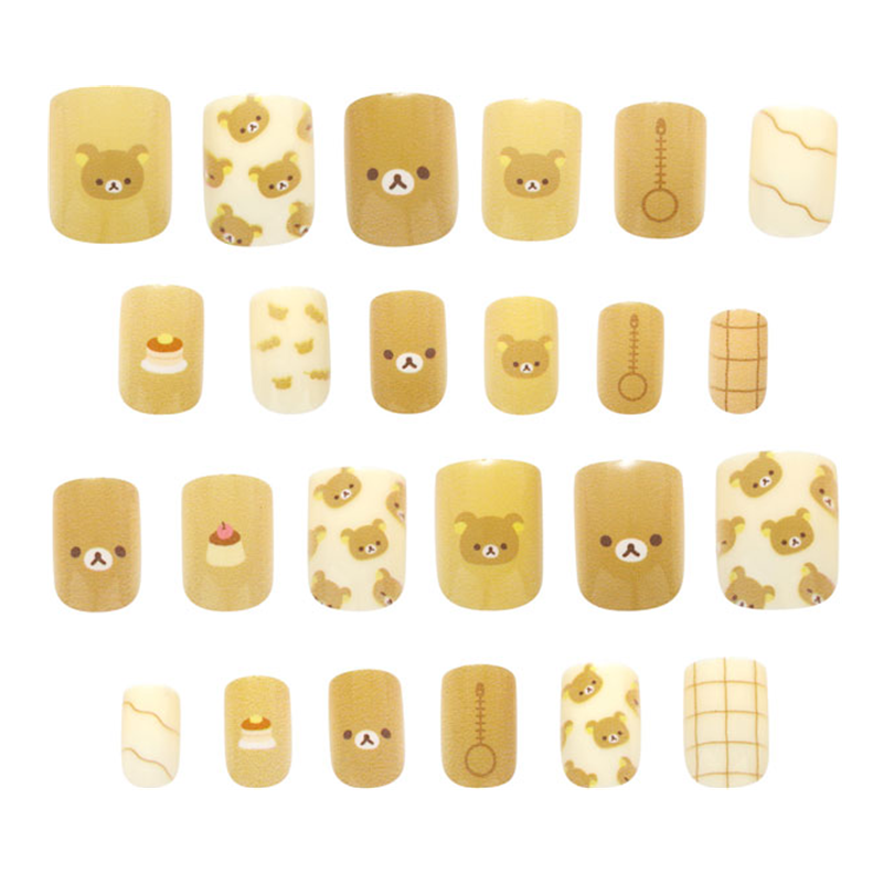 San-X Rilakkuma and Korilakkuma Nail Tips