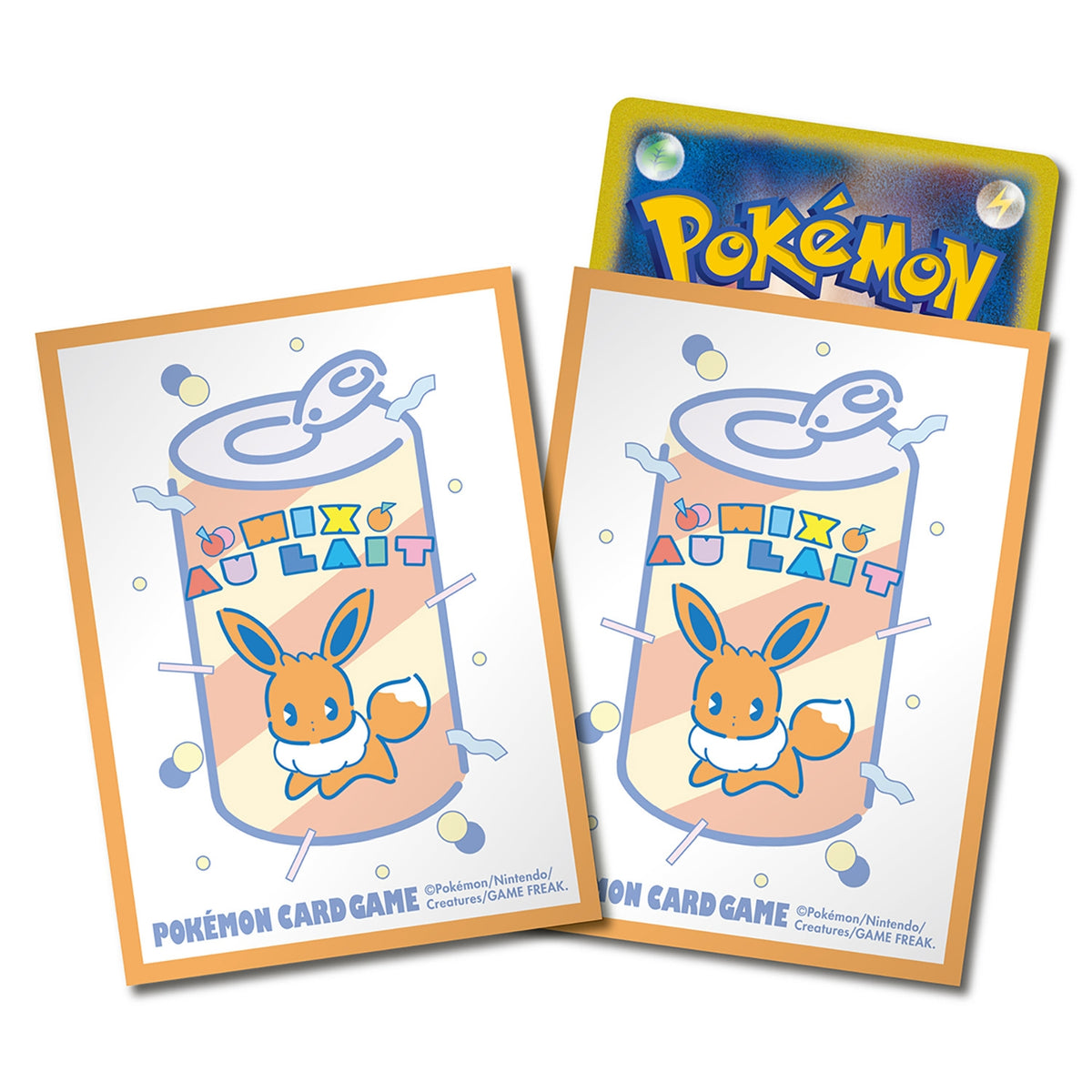 Pokémon Trading Card Eevee Mix au lait Orange Game Deck Shield