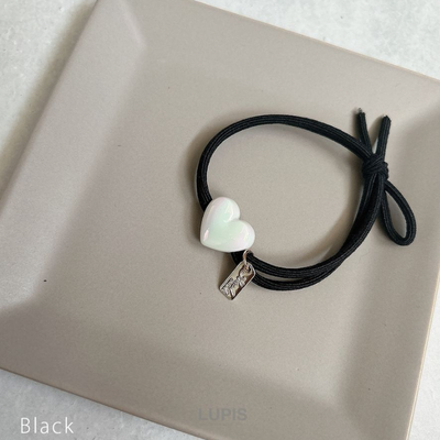 LUPIS Aurora Heart Hair Tie Black