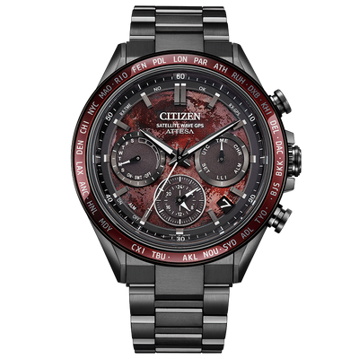 CITIZEN Attesa Black Titanium Series CC4077-71Z Watch
