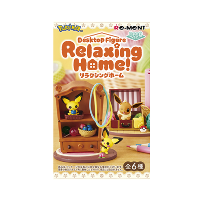 RE-MENT Pokémon Relaxing Home! Desktop Figure Blind Box