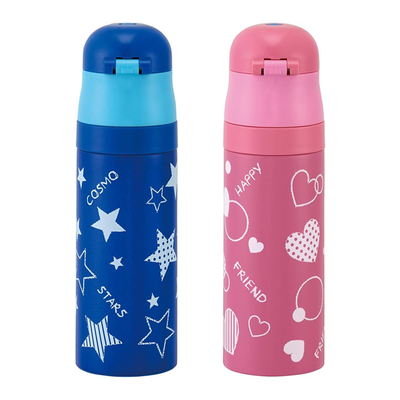 Skater Stainless Steel Bottle with Cover (Assorted Designs Available)