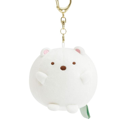 San-X Sumikko Gurashi Tanuki's Round Restaurant Plush Keychain