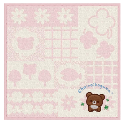 San-X Rilakkuma - Chairoikoguma's Kumakyun Days Mini Towel