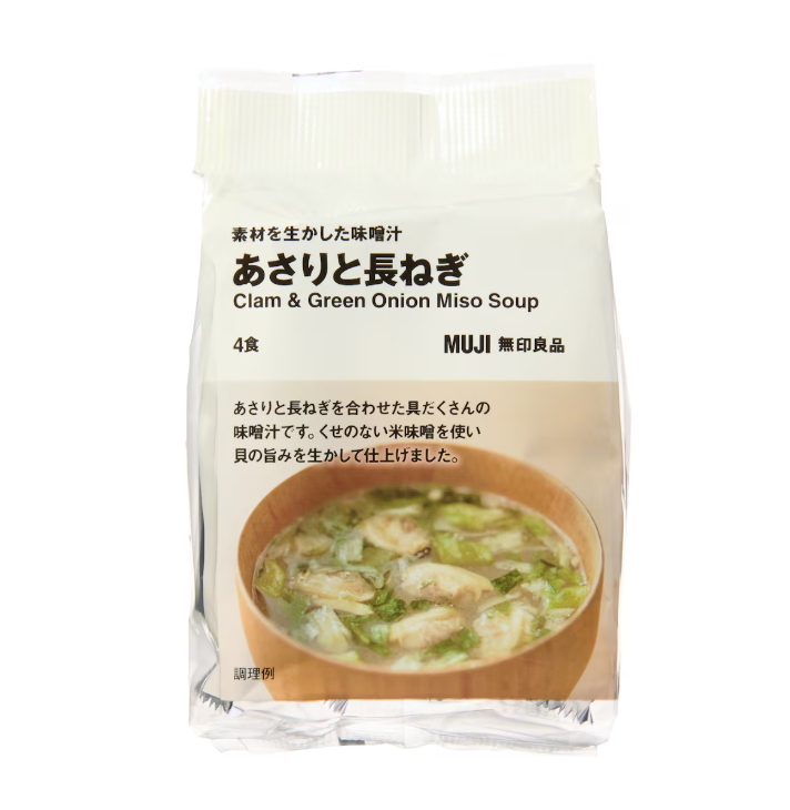 MUJI Asari Clam & Green Onion Miso Soup