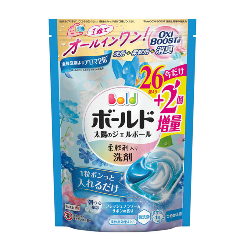 P&G Bold 4-in-1 Sun Gel Ball Fresh Flower & Savon Refill