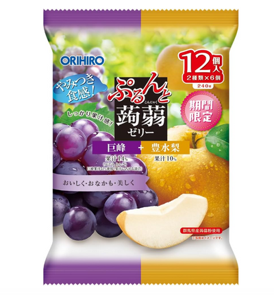 Purun-to Konjac Jelly Pouch Kyoho Grape & Hosui Pear
