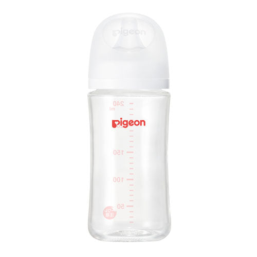 PIGEON Baby Feeding Bottle (Glass, 240ml / 3 months+)