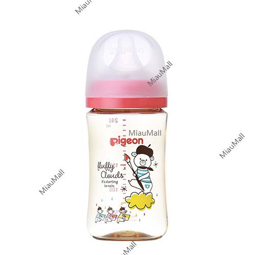 PIGEON Baby Feeding Bottle (Plastic, 240ml / 3 months+)